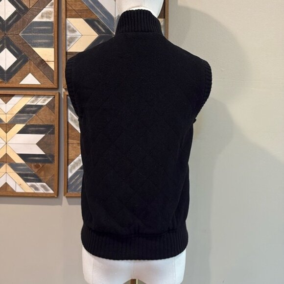 Vintage Ralph Lauren Black Label Wool Angora Cashmere Blend Vest Black size 2 - Picture 6 of 15